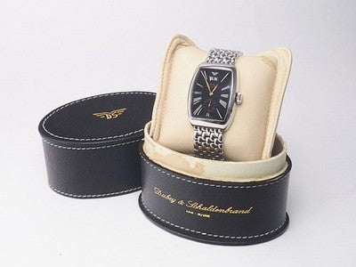 DERBY & SCHALDENBRAND AERODINE BIG DATE STAINLESS STEEL 44MM WRISTWATCH USED