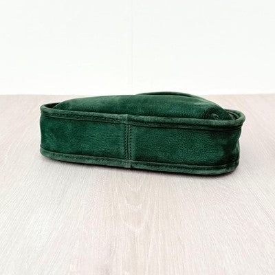 VINTAGE COACH SONOMA ERGO GREEN NUBUCK LEATHER HANDBAG 90S RARE MINI BAG