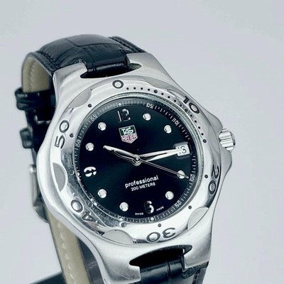 TAG HEUER KIRIUM WL1112 BLACK MEN'S WATCH QUARTZ 35MM COLLECTIBLE