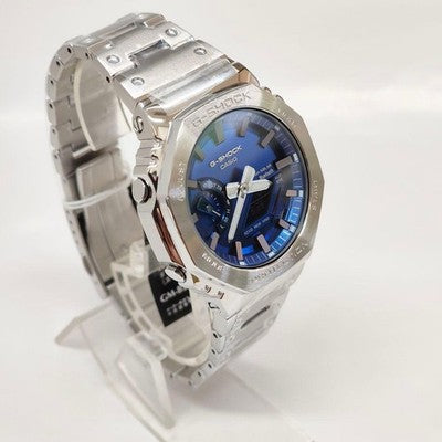 CASIO G-SHOCK GM-B2100AD-2AJF FULL METAL TOUGH SOLAR BLUETOOTH BLUE DIAL