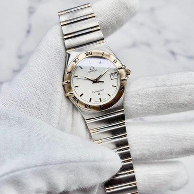OMEGA CONSTELLATION 1312.30.00 MEN'S WRISTWATCH STEEL GOLD SWISS QUARTZ