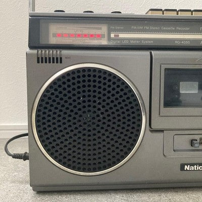NATIONAL RQ-4050 VINTAGE BOOMBOX CASSETTE RADIO SHOWA ERA RETRO AUDIO PLAYER