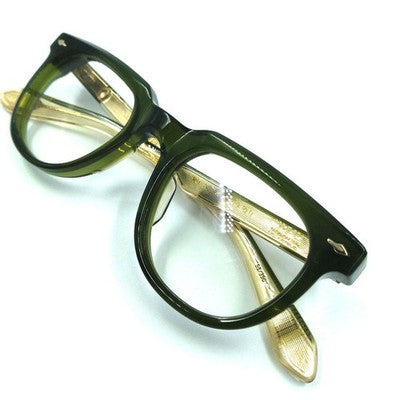 JACQUES MARIE MAGE STAHLER ROVER 49□22 GREEN ACETATE EYEGLASSES W/BOX MINT