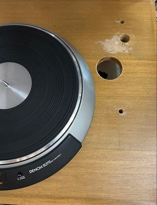 DENON DP-6000 TURNTABLE W/ CASE LID MICRO SEIKI MA-101 MK2 TONEARM JUNK