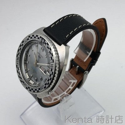 SEIKO 5 SPORTS 6119-7170 VINTAGE 1969 AUTOMATIC WATCH CHECKER BEZEL JAPAN