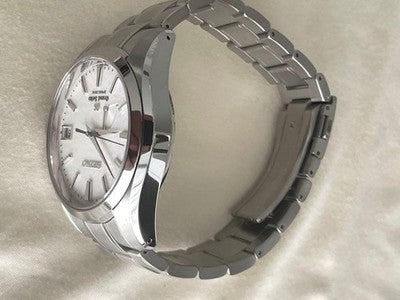 SEIKO SBGA011 GRAND SEIKO SPRING DRIVE MEN'S WRISTWATCH ROUND FACE JAPAN MADE