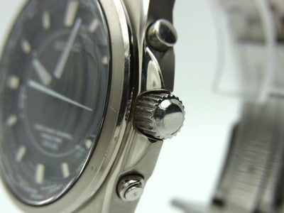 SEIKO BRIGHTZ SBFT003 TITANIUM SOLAR RADIO WORLD TIME MEN'S WATCH 39MM JAPAN