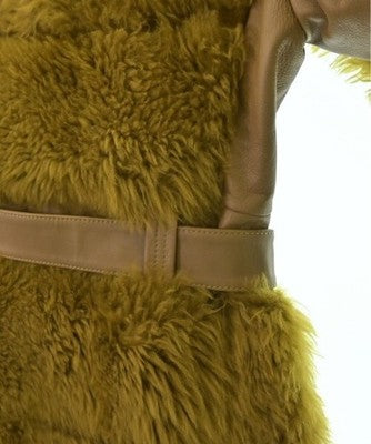 CHLOE WOMEN SHEARLING SHEEPSKIN COAT BROWN SIZE 34 XXS ZIP ITALY PRE OWNED