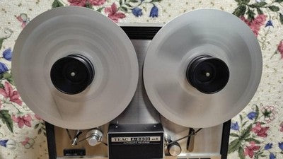 TEAC A-6300 MK II OPEN REEL TAPE DECK 10.5" REEL CLAMPS MANUAL TESTED JAPAN