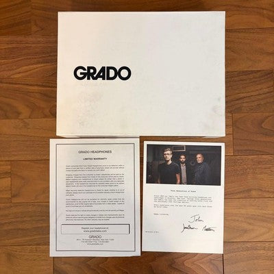 GRADO WH1 THE WHITE LIMITED EDITION HEADPHONES - EXCELLENT+++++