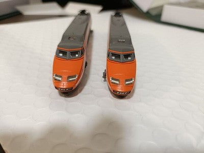 KATO N-GAUGE TGV 10-198 10-199 FULL FORMATION SET FROM JAPAN AS IS