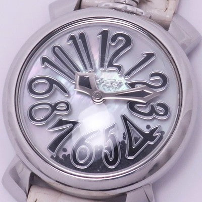 GAGA MILANO 5020.FL.02 MANUALE 40MM FLOATING SHELL DIAL QUARTZ MEN'S WATCH