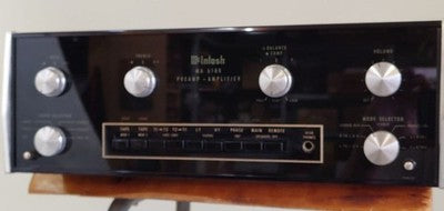 MCINTOSH MA6100 VINTAGE INTEGRATED AMPLIFIER SERVICED W/ CASE MANUAL TESTED