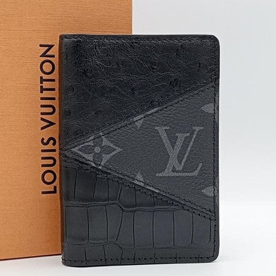 LOUIS VUITTON N96274 ORGANIZER DE POCHE ECLIPSE CROCODILE CARD CASE BOX JP