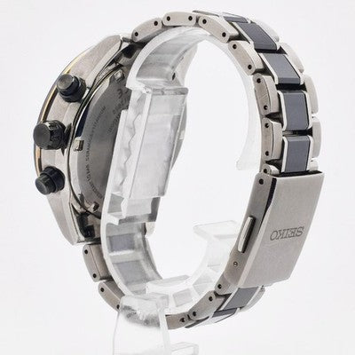 SEIKO ASTRON SBXC007 5X DUAL TIME GPS SOLAR WATCH LIMITED RARE JAPAN