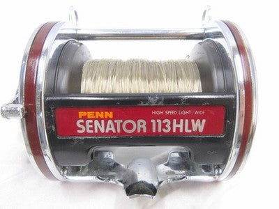PENN 113HLW 4/0 WIDE SPOOL BAITCASTING REEL FISHING MADE IN USA EXCELLENT+++++