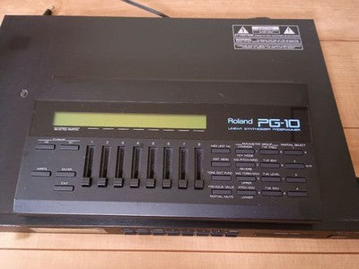 ROLAND D-110 PG-10 SYNTHESIZER MODULE + PROGRAMMER LA SOUND SOURCE JAPAN USED