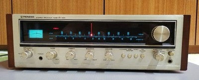 PIONEER SX-434 VINTAGE AM FM STEREO RECEIVER RADIO TUNER 1974 TESTED WORKING
