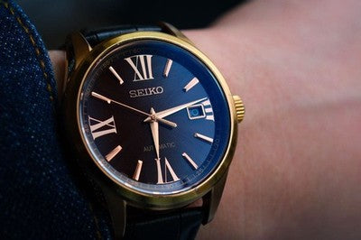SEIKO BRIGHTZ SDGM008 6R15-03C0 AZABU TAILOR 500LTD BROWN DIAL MENS AUTO SS