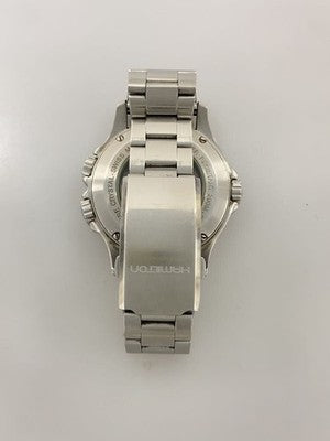 HAMILTON KHAKI NAVY GMT H775550 AUTOMATIC BLACK DIAL STAINLESS STEEL MEN'S WATCH