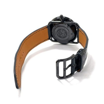 HERMÈS ARCEAU RONDE DES HEURES LIMITED TO 300 PIECES AR5A.530 QUARTZ BLACK PVD