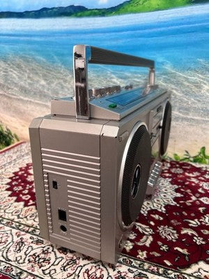SONY CFS-66 STEREO CASSETTE RECORDER BOOMBOX RETRO JAPAN TESTED W/ ORIGINAL BOX