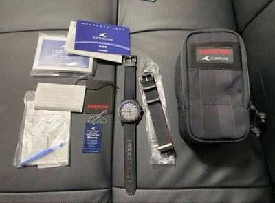 CASIO OCEANUS BRIEFING COLLABORATION OCW-T3000BRE-1AJR BLUETOOTH FULL SET AS IS