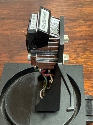 SHURE V15 TYPE III MM CARTRIDGE WITH GENUINE STYLUS, WORKING, W/ DENON HEADSHELL