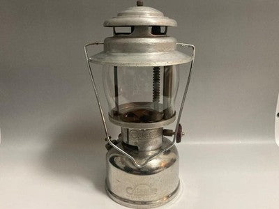 COLEMAN 238B LANTERN MADE IN CANADA IN THE 1950S ALUMINUM VINTAGE AS IS