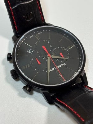 MAURICE LACROIX ELIROS CHRONOGRAPH EL1098-PVB01-310-1 BLACK PVD QUARTZ BOXED