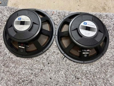 2X JBL E140-8 15 INCH CONE WOOFER SPEAKER DRIVER UNIT EXCELLENT+++++