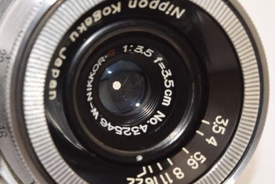 NIKON W-NIKKOR・C 3.5CM 35MM F3.5 S-MOUNT INTERCHANGEABLE LENS FOR NIKON S