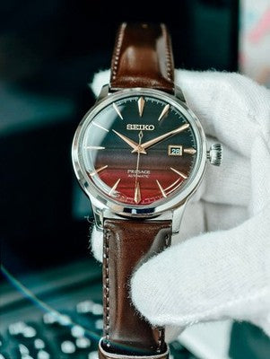 SEIKO PRESAGE COCKTAIL TIME SRPK75J1 PURPLE SUNSET LIMITED 9000 AUTO WATCH MINT