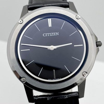 CITIZEN AR5024-01E ECO-DRIVE ONE WATCH SOLAR MOVEMENT BLACK DIAL 39MM