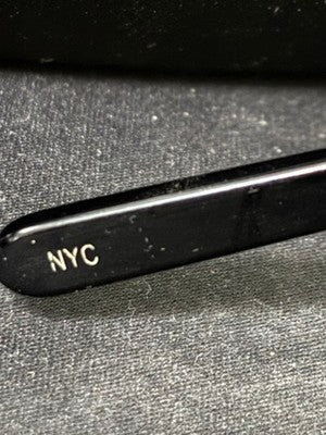 MOSCOT MILZEN 46 23-145 SUNGLASSES BLACK FRAME WITH CASE, CLOTH GENUINE USED
