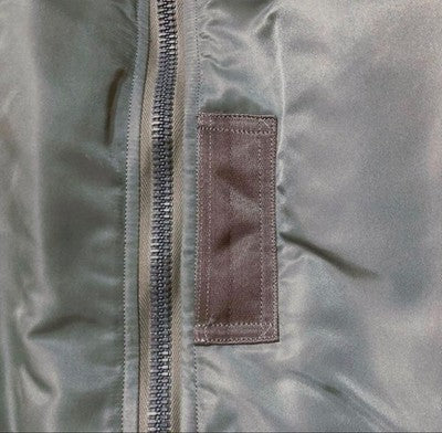 BUZZ RICKSON'S MA-1 WILLIAM GIBSON SAGE GREEN RARE FLIGHT JACKET NYLON SIZE L