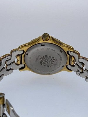 TAG HEUER QUARTZ ANALOG WRISTWATCH S94.013K STAINLESS STEEL MEN'S WATCH USED