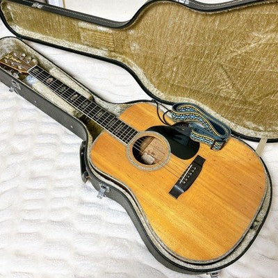 K. YAIRI YW-1000 1970S ACOUSTIC GUITAR W/ HARD CASE - JAPAN VINTAGE