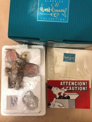 WDCC DISNEY DUMBO WHEN I SEE AN ELEPHANT FLY FIGURE RARE COLLECTIBLE BOXED USA