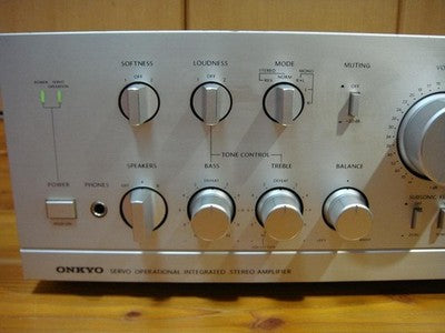 ONKYO INTEGRA A-810 INTEGRATED AMPLIFIER SERVICED TESTED PHONO MC MM JAPAN