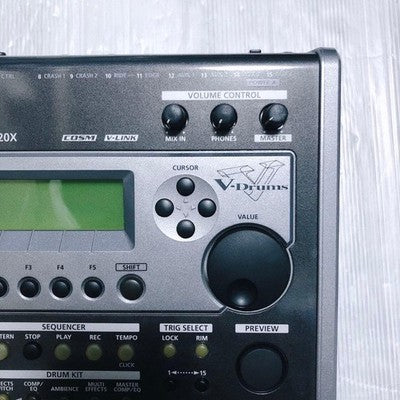 ROLAND TD-20X V-DRUMS ELECTRONIC DRUM MODULE W/ POWER CABLE & MOUNT SCREWS
