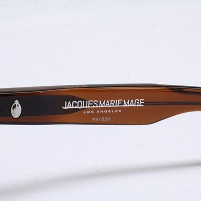JACQUES MARIE MAGE JMMPT13W TOMLIN ZOLTAR SQUARE BROWN EYEGLASSES 50-20 MEN'S