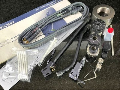 AUDIO CRAFT AC-3000 BLACK TONE ARM WITH GENUINE SHELL, TWO PIPE TYPES