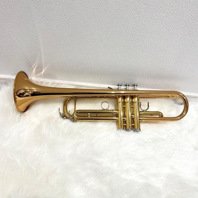 YAMAHA YTR-4335G BB TRUMPET GOLD BRASS BELL W/ HARD CASE & ACCESSORIES JAPAN
