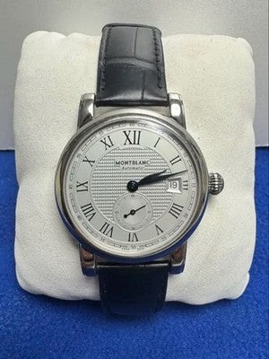 MONTBLANC STAR ROMAN SMALL SECONDS AUTOMATIC WATCH 39MM SAPPHIRE CRYSTAL