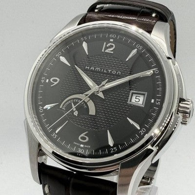 HAMILTON H325190 JAZZMASTER POWER RESERVE AUTOMATIC 40MM WATCH /W BOX