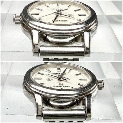 GRAND SEIKO 4J51-0AA0 QUARTZ WATCH SUNBURST DIAL LION MEDALLION LADIES JAPAN