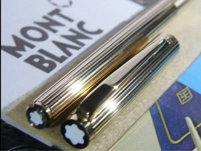 Montblanc Noblesse 1147 Fountain Pen Gold Plated EF Used Rare w Docs From Japan