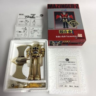 BANDAI CHOGOKIN MAZINGER Z GA-01 GOLD LIMITED EDITION ROBOT VINTAGE RARE