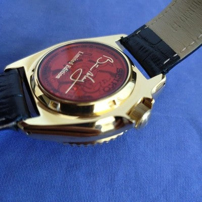SEIKO SBSA160 LIMITED EDITION RED DIAL GOLD AUTOMATIC 4R36 JAPAN RARE WATCH